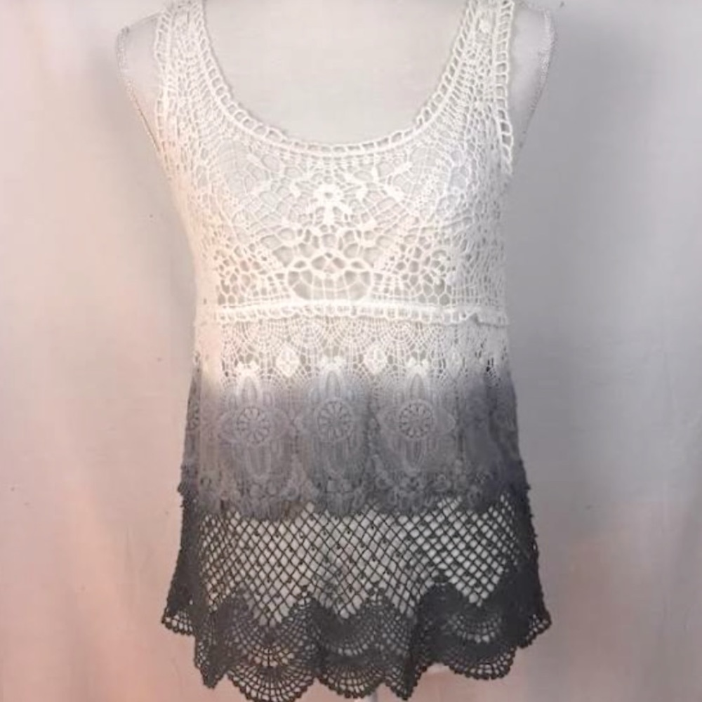 AEO lace ombré tank